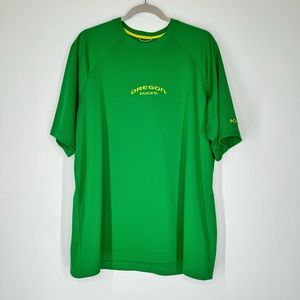 Columbia Oregon Ducks Green Short Sleeve T-Shirt Men’s Size XL